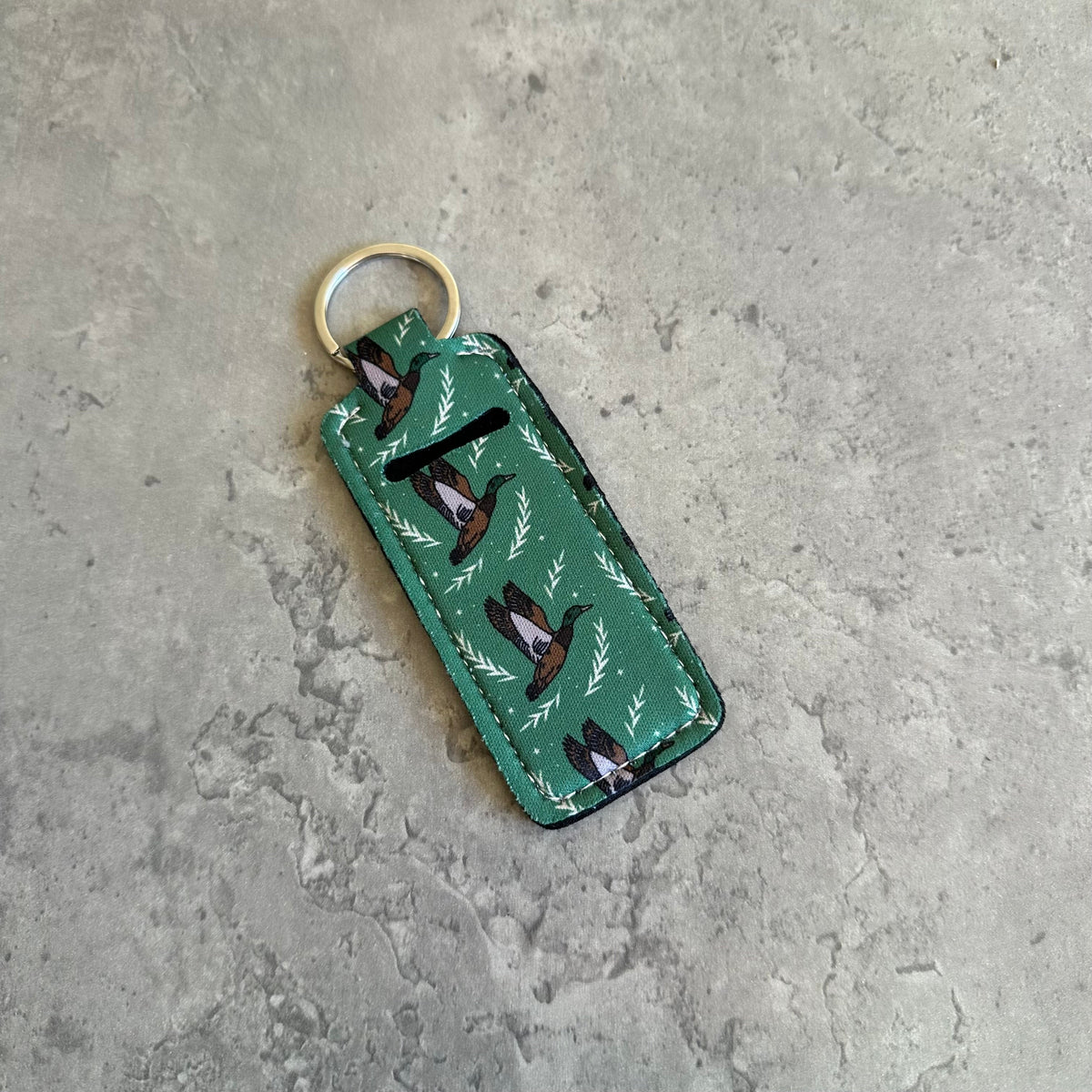 Western Chapstick Holder Keychain