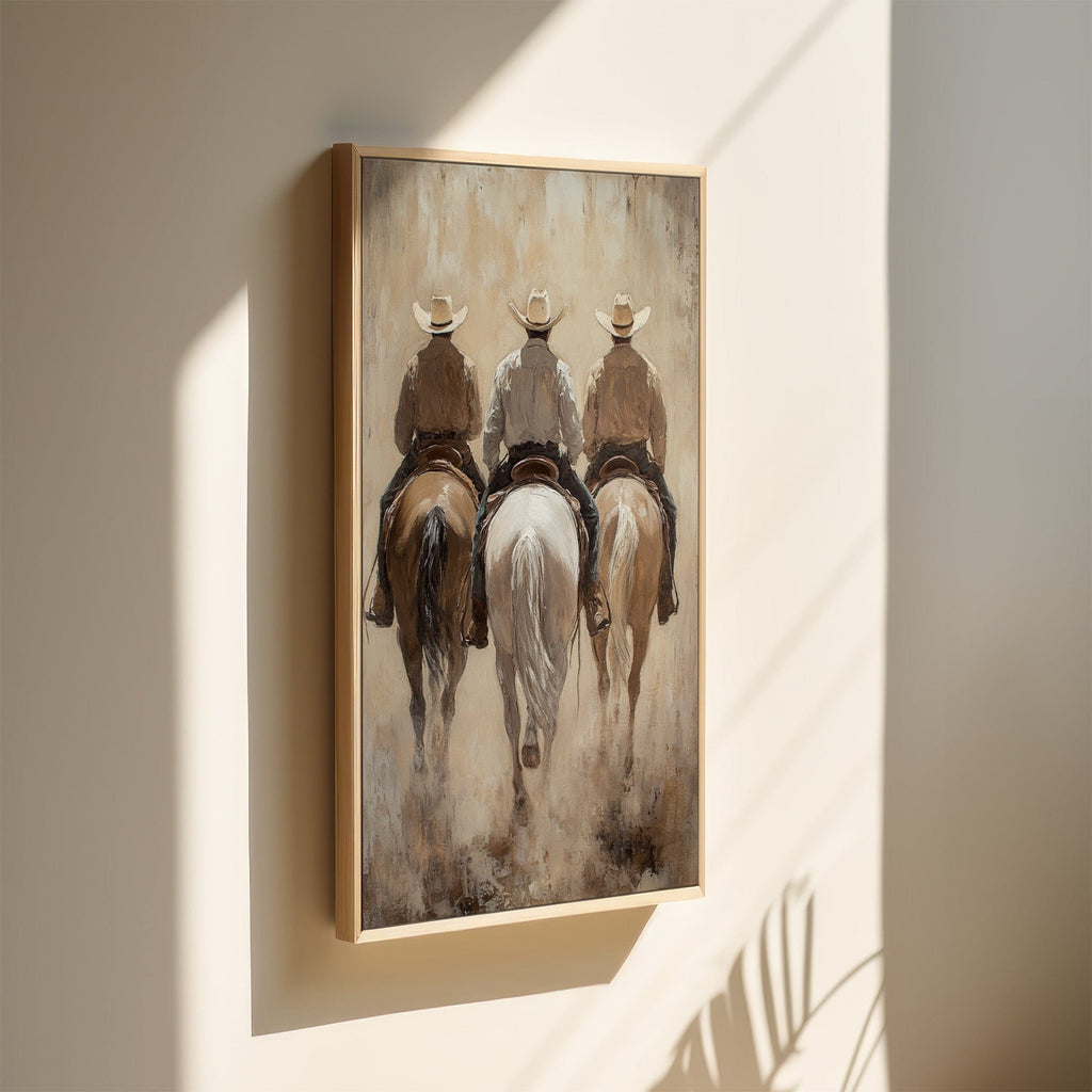 Three Cowboys Western Ranch Wall Art
