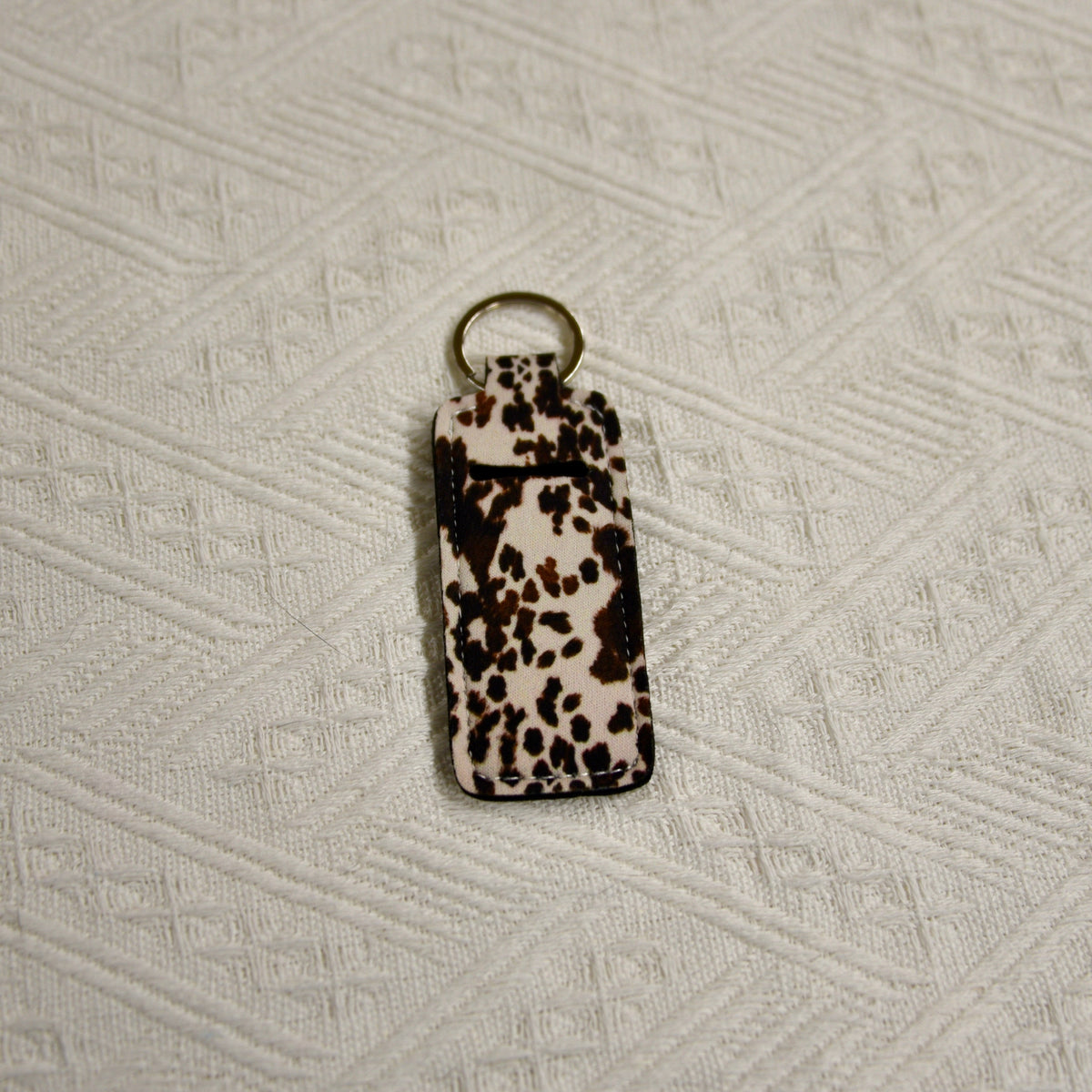Western Chapstick Holder Keychain