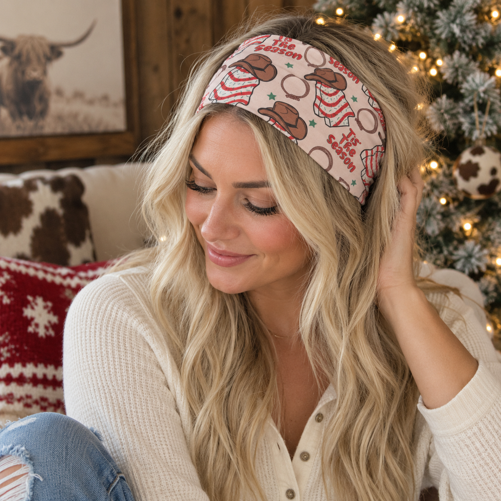 Holiday Cowgirl Headband