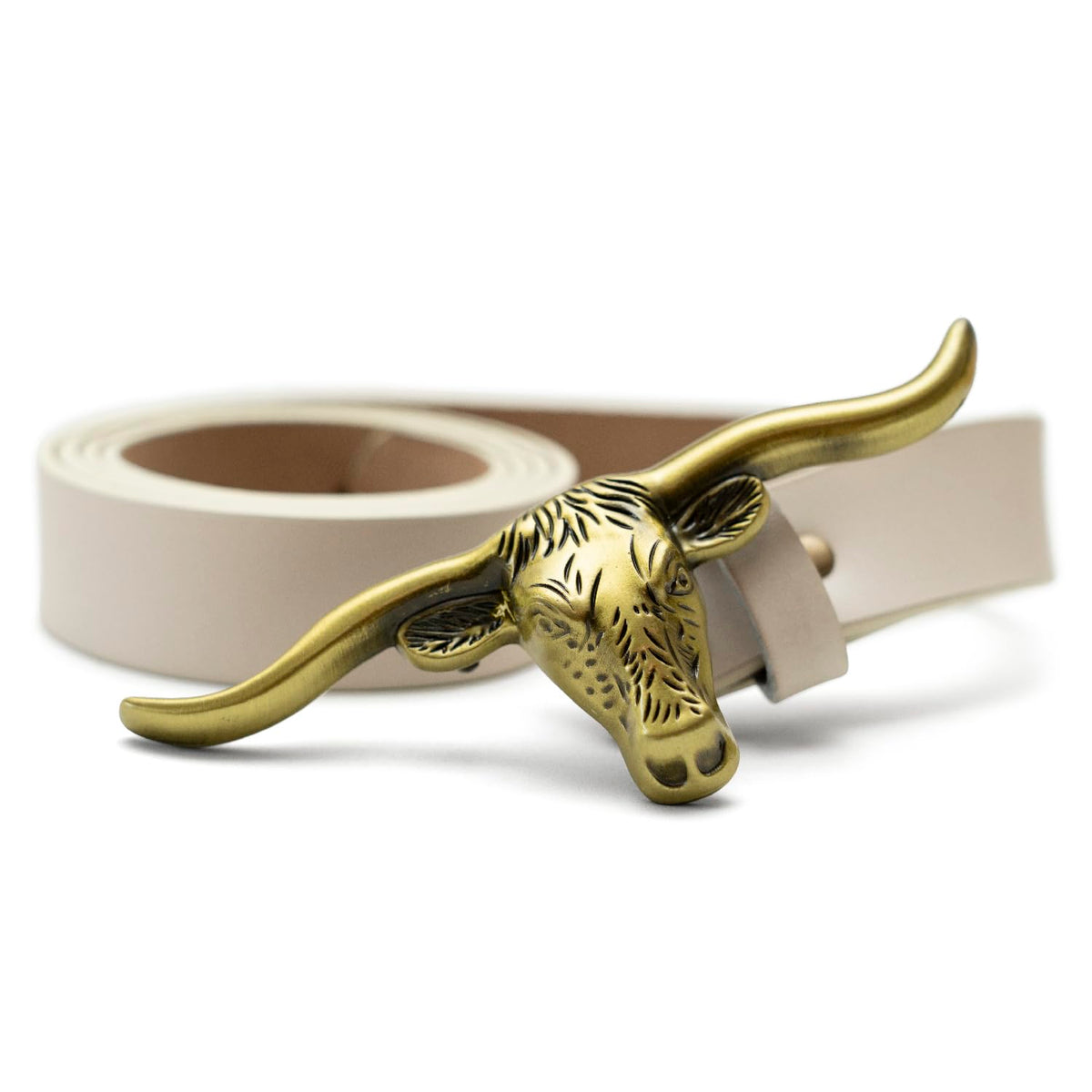 Signature Longhorn Western Leather Belt
