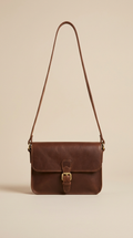 Leather Crossbody Purse With Braided Strap
