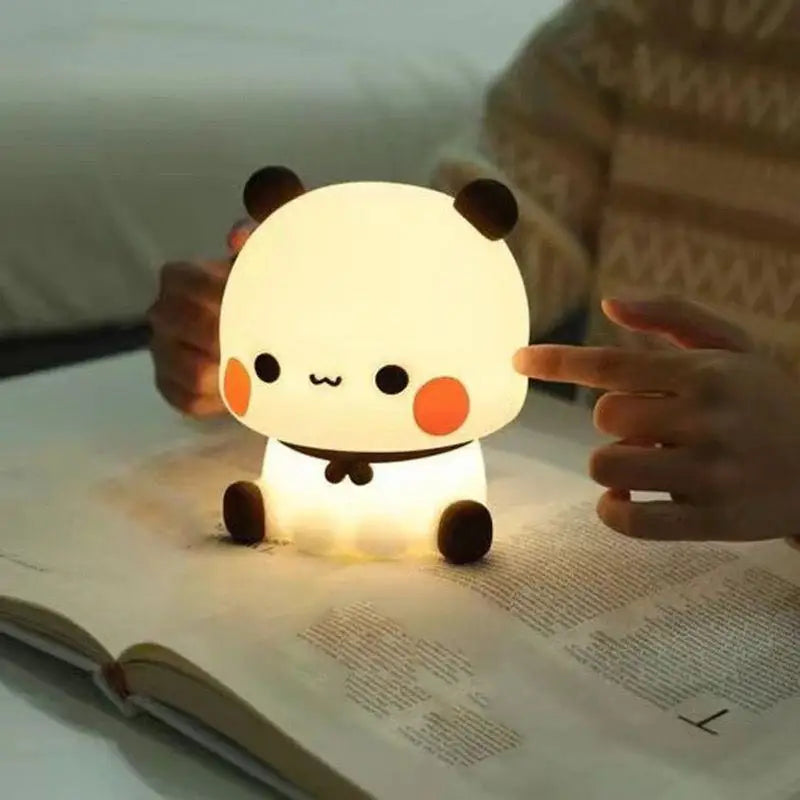 Squishy Panda Tap Night Light