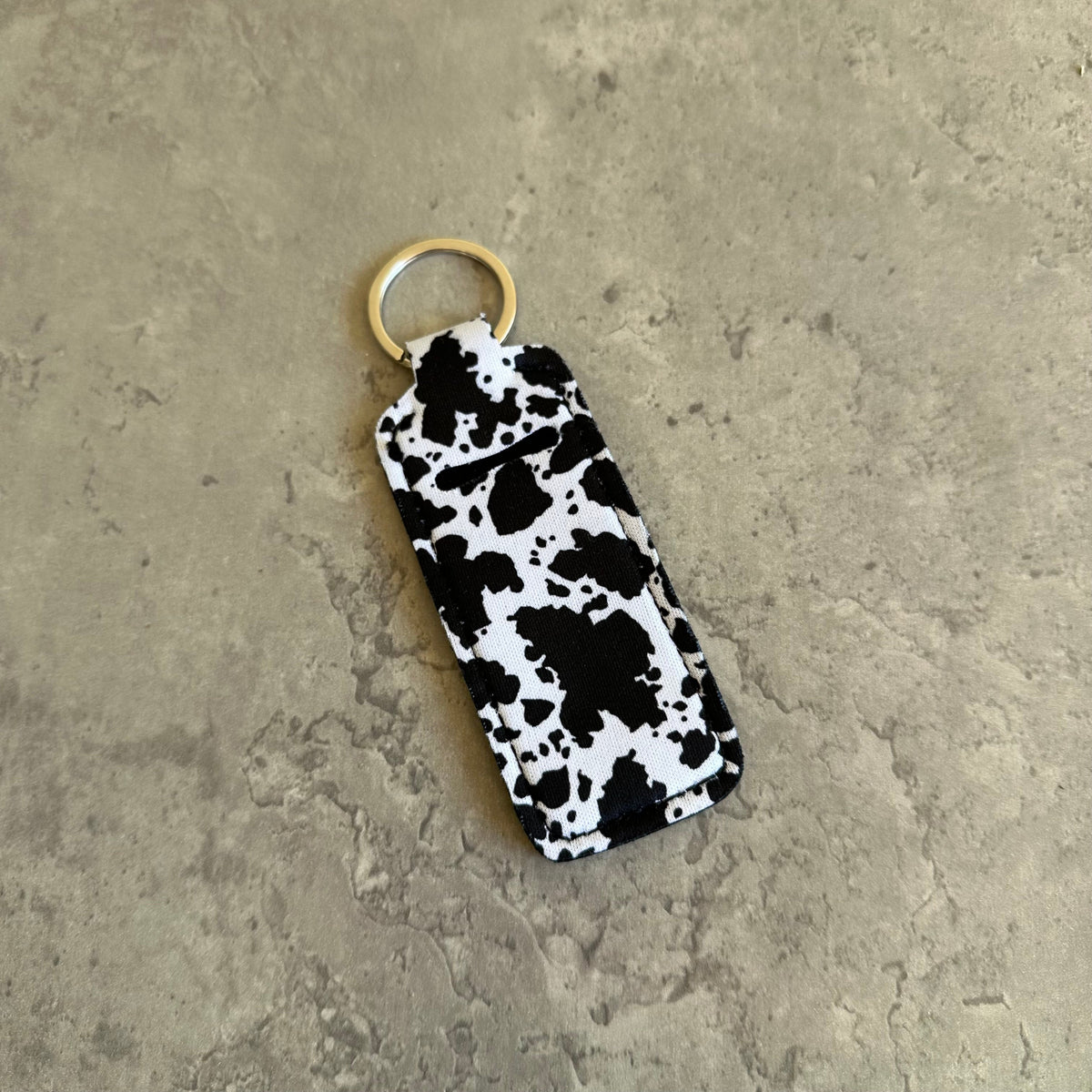 Western Chapstick Holder Keychain