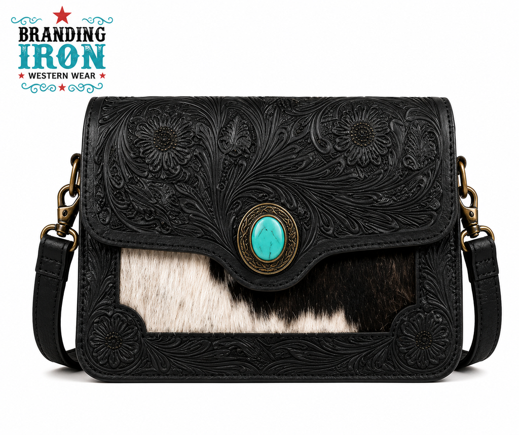 Wynonna Tooled Leather Crossbody