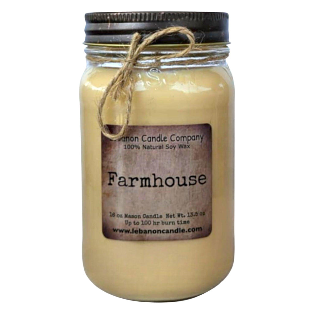 Farmhouse Mason Jar Soy Candle
