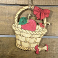 Farmhouse Apple Christmas Ornament