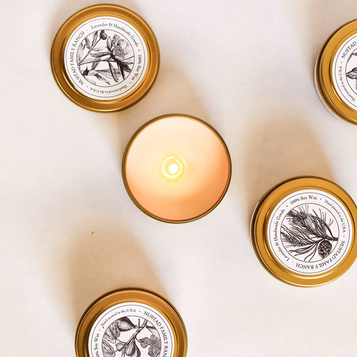 Farmhouse Soy Candle Tins
