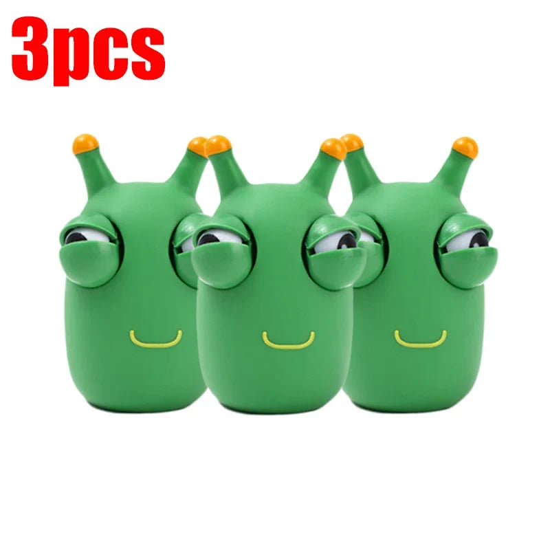 Eye-Pop Worm Squeeze Toy