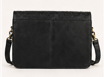 Wynonna Tooled Leather Crossbody