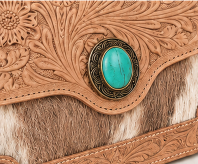 Wynonna Tooled Leather Crossbody