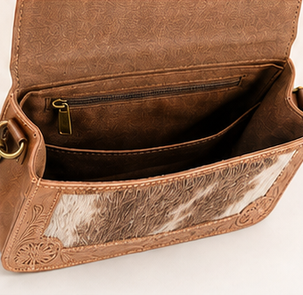 Wynonna Tooled Leather Crossbody