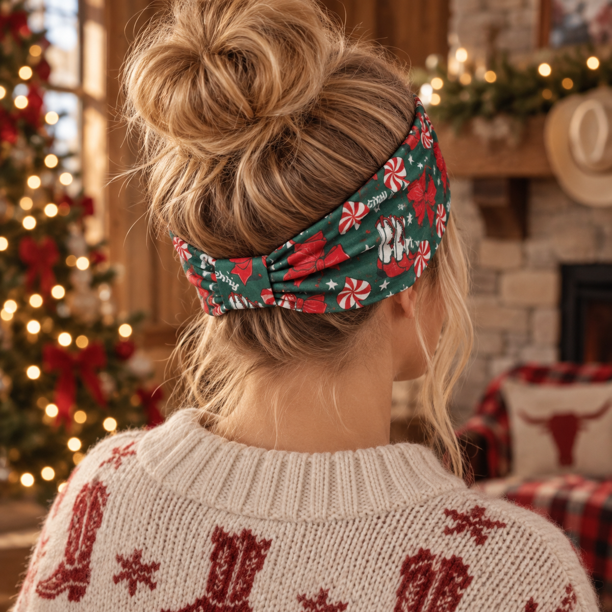 Holiday Cowgirl Headband