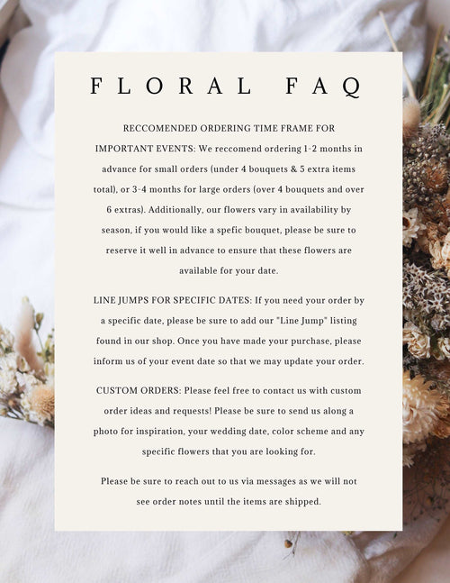Blue Larkspur & Eucalyptus Dried Bouquet
