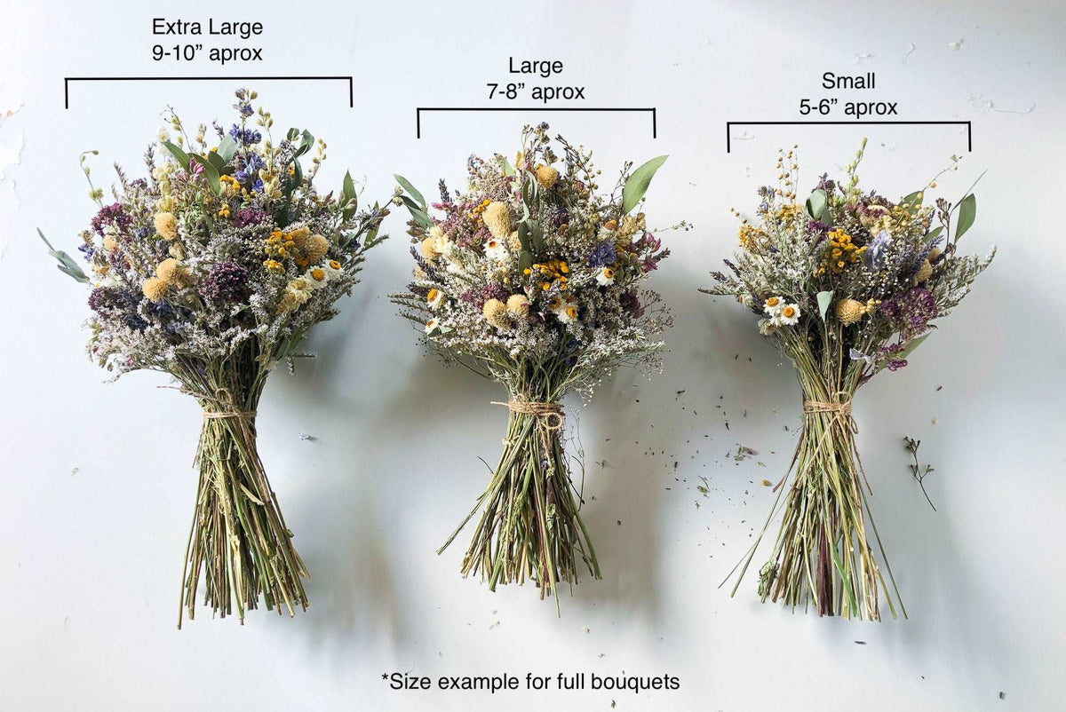 Blue Larkspur & Eucalyptus Dried Bouquet