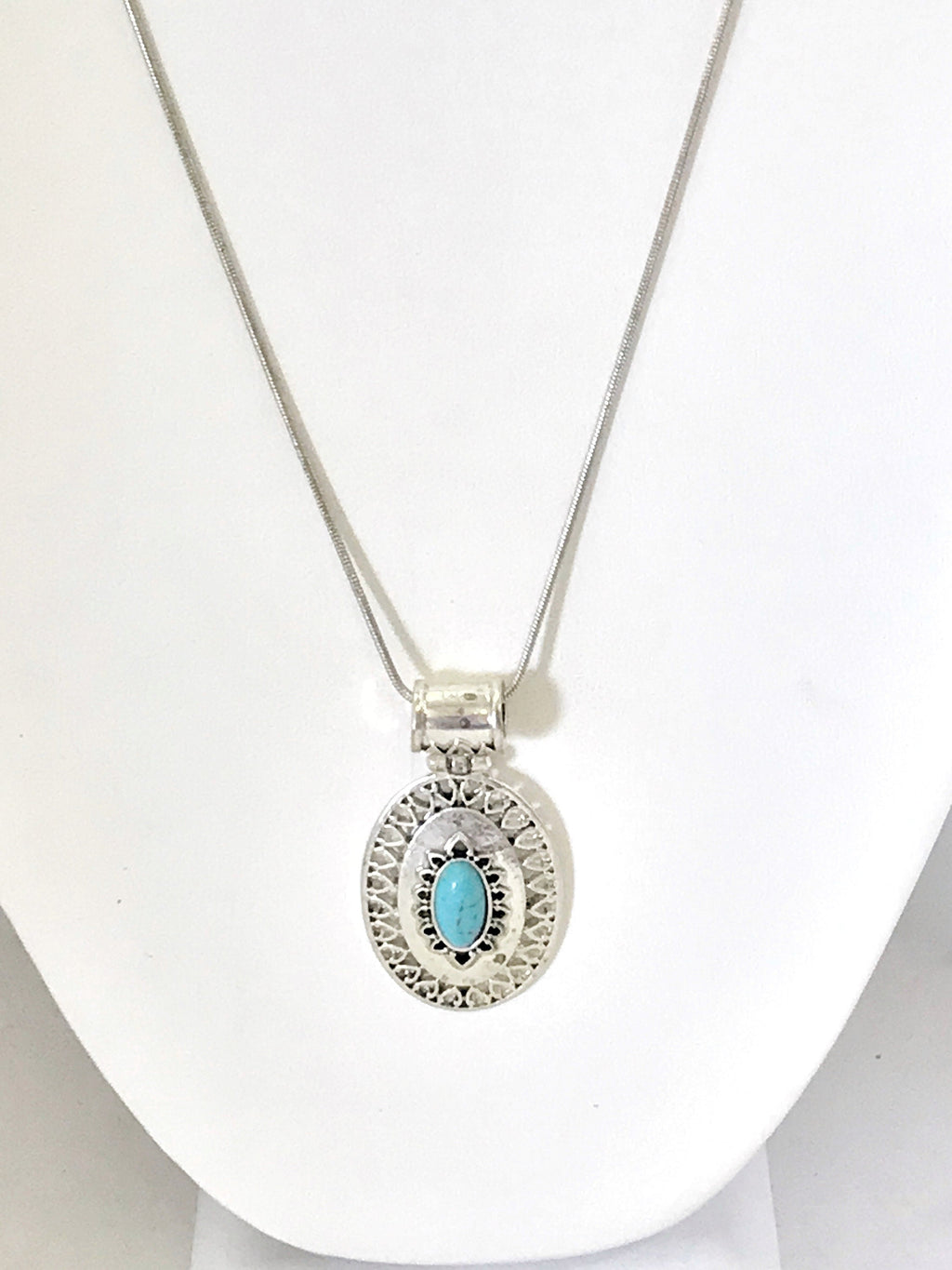 Turquoise Howlite Southwestern Necklace