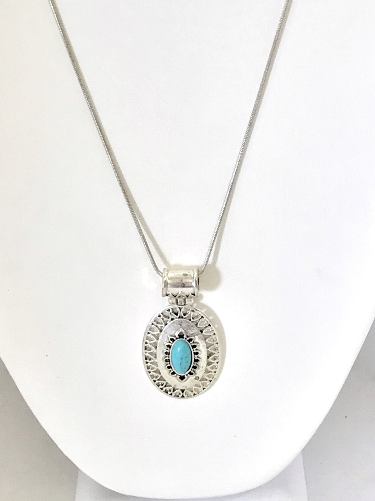 Turquoise Howlite Southwestern Necklace