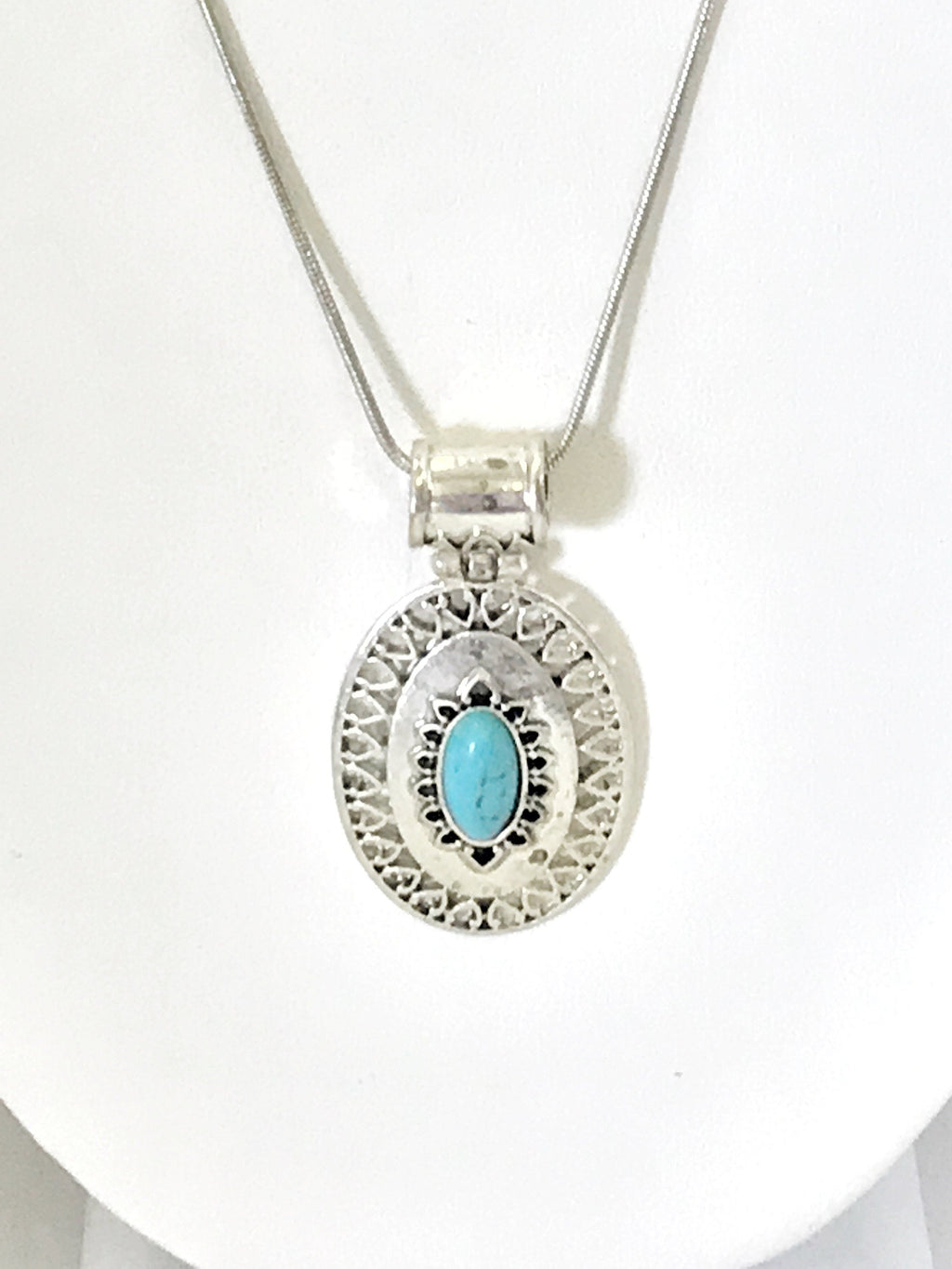 Turquoise Howlite Southwestern Necklace
