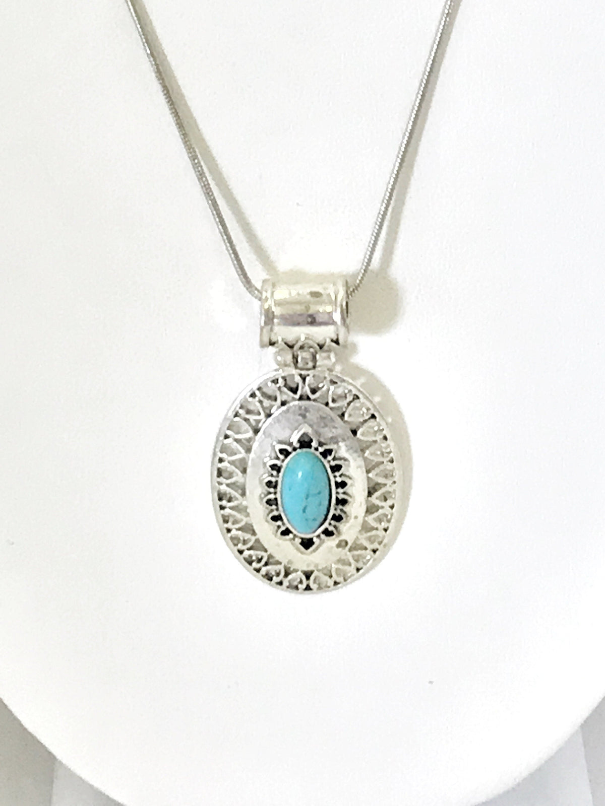 Turquoise Howlite Southwestern Necklace