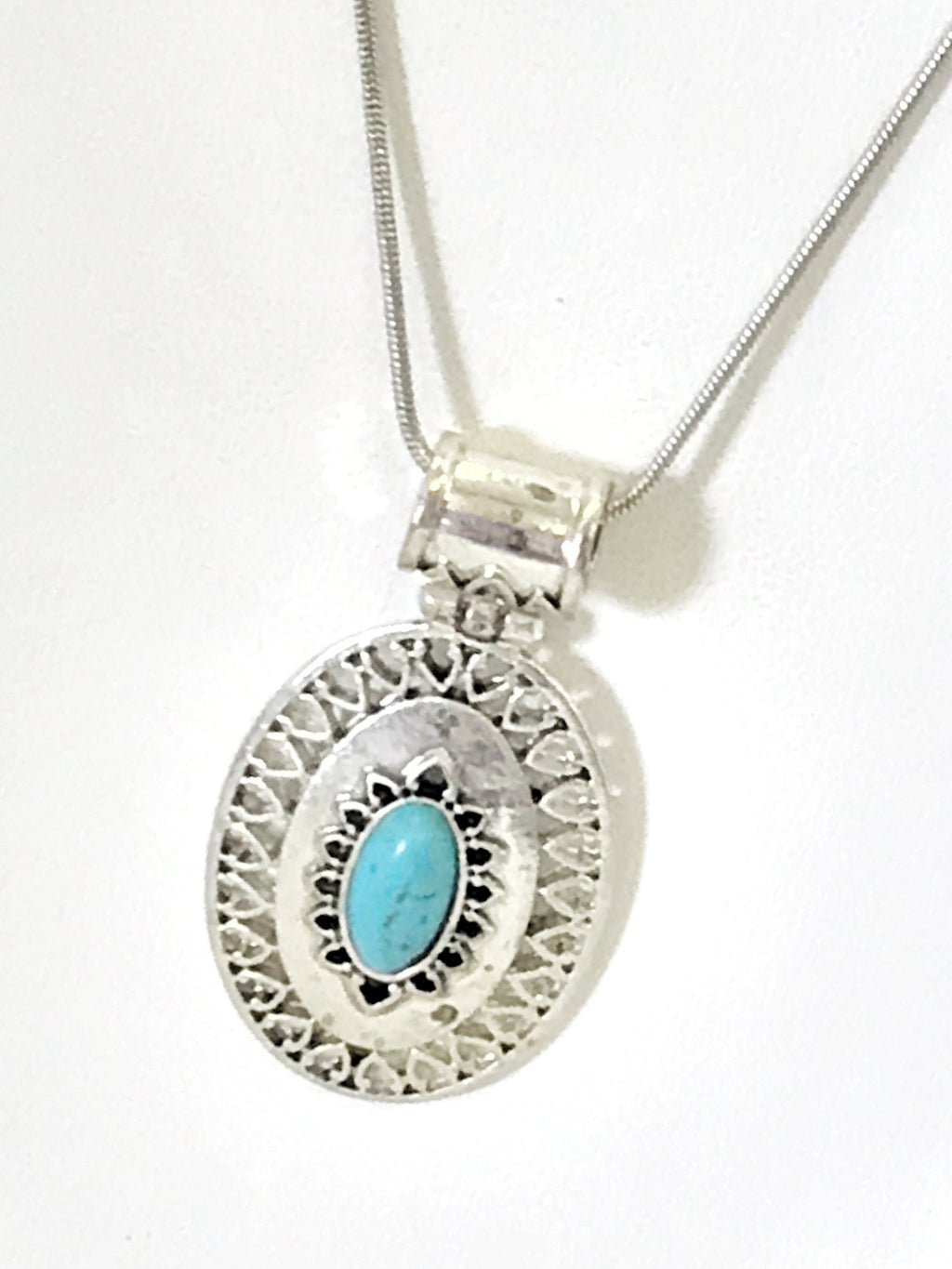 Turquoise Howlite Southwestern Necklace